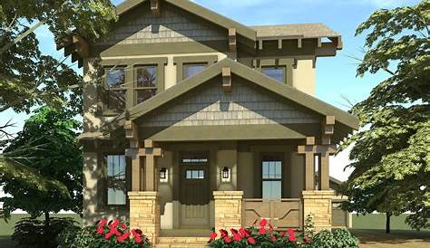 Arts and Crafts Style Ranch House Plan 3 Bed, 2611 Sq Ft