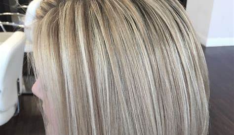 Ash Blonde Brown Bob Haircut Makeup Look Highlights On Dark Hair