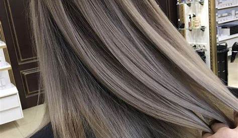 Ash Blonde On Dark Brown Hair i Would Need Highlights In The