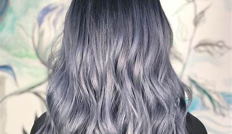 Ash Gray Blue Hair Grey Color Correction