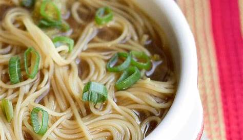 Asian Noodle Recipe With Broth Chicken Soup Instant Pot Tiffy Cooks