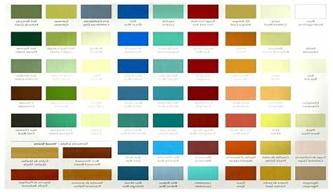 Satin Enamel Paint Shade Card – Warehouse of Ideas