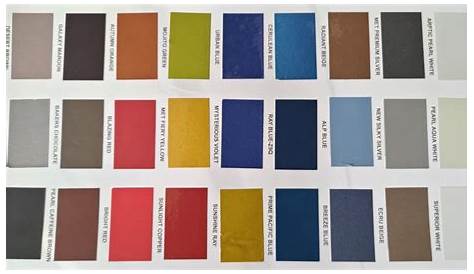 Asian paint ppg colour combination chart metallic glossy colour chart