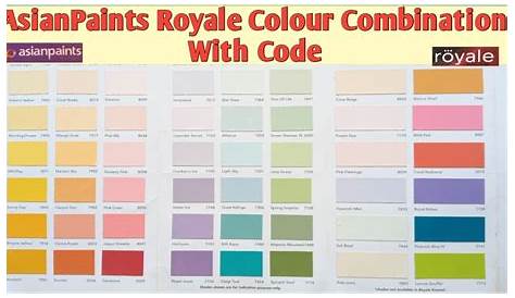 Asian paint colour combination chart with colour code | Asian paint