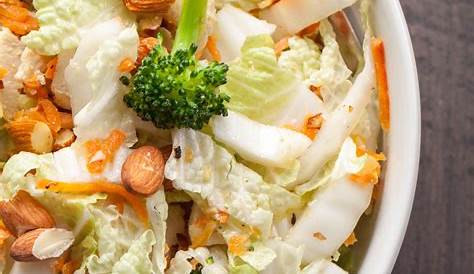 Asian Salad Recipe With Napa Cabbage Chinese Nappa Crunchy Noodle And Nut