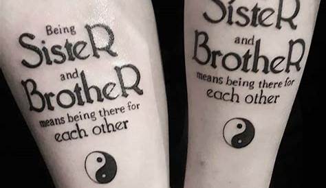 175+ Best Brother Tattoos (2020) Matching Symbols, Memorial Quotes