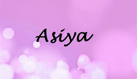 Asiya Name Wallpaper Stylish 2