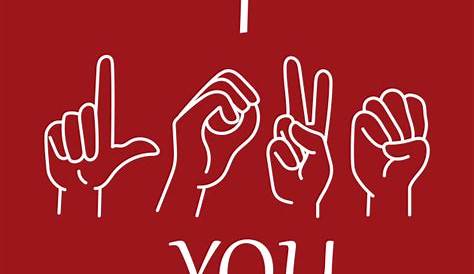 ASL I Love You Forever Charm Necklace/ Sign Language - Etsy