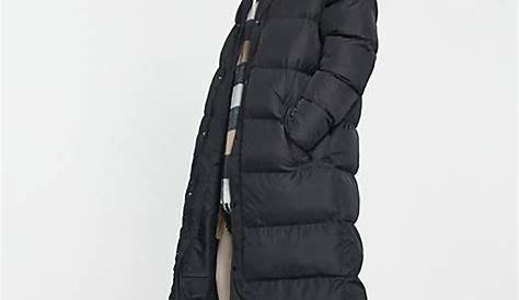 Asos Design Longline Puffer Jacket ASOS Denim Petite In