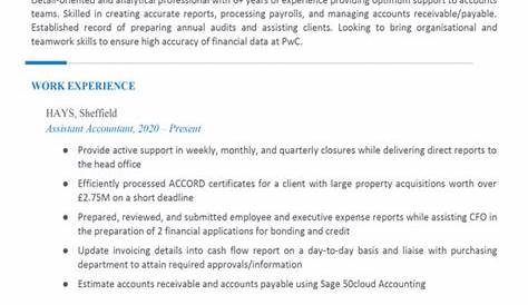 Accountant Assistant Resume Example & Guide | ZipJob