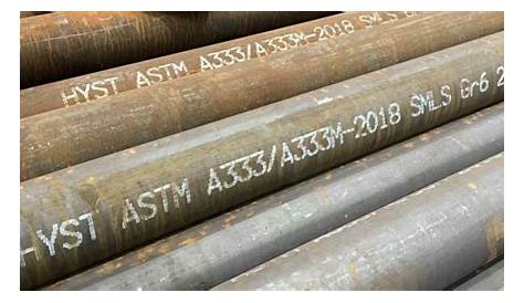 ASTM A333 Gr.6 Seamless Low Temperature Steel Pipe with Black Painting