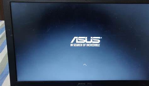 asus notebook black screen can not wake up - YouTube