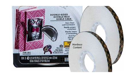 WOD ATG-7502 ATG Tape, Adhesive Transfer Tape Glider Refill Rolls Clear