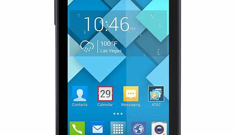 NEW! AT&T GoPhone Alcatel Ideal 8GB 4.5" Prepaid GSM Smartphone Slate