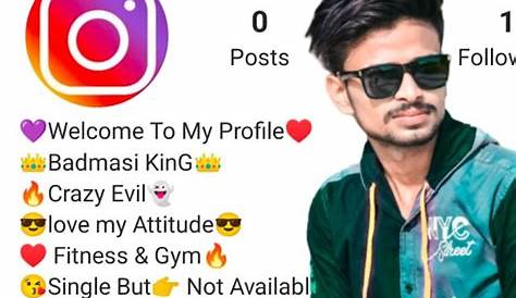 Pin on Attitude bio for instagram