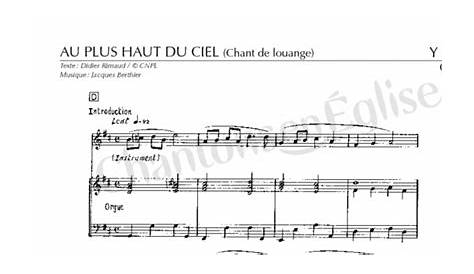 Sous le Ciel de Paris - Partitions musicales à imprimer - Mondial de la