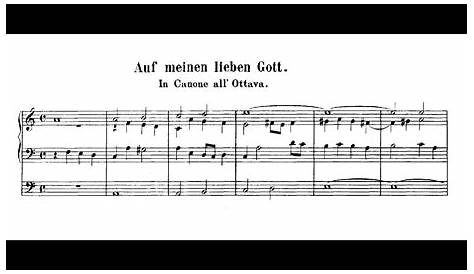 Auf meinen lieben Gott (Choral) (BWV 188/ 6) - Johann Sebastian Bach