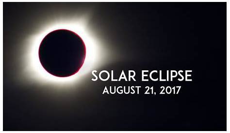 Total Solar Eclipse on August 21, 2017