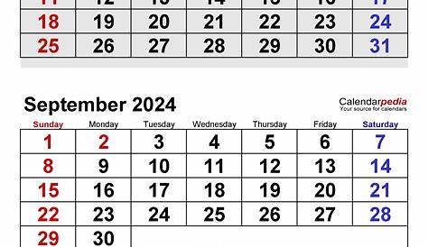 August 2024 Printable Calendar with Holidays