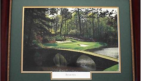 ITEM: Augusta National Golf Club framed photo SIGNED BY FRED COUPLES
