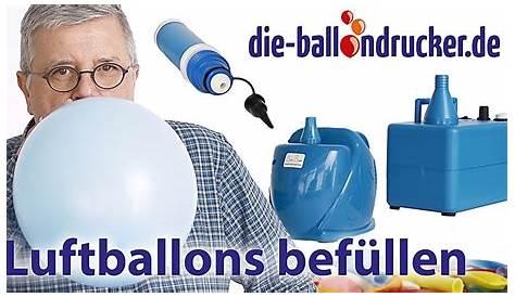 Luftballon Stressgesichter: Luftballon einmal aufpusten, danach mit