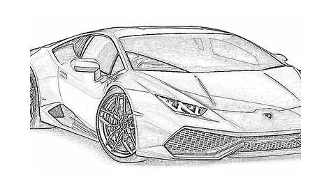 lamborghini huracan lp 610 4 coloring page free printable coloring