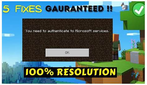 Authenticate Microsoft Services Minecraft