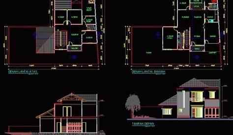 30 Rumah minimalis 1 lantai dwg | Rumah Desain 2023