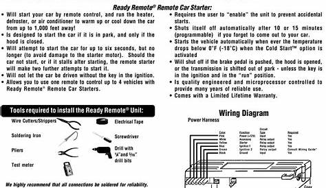 Automate Remote Start 7115A Manual