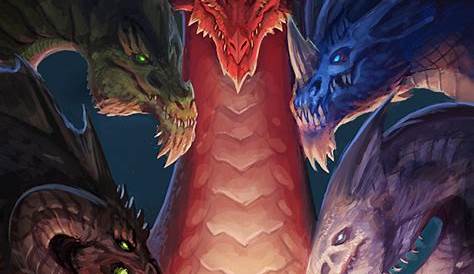 Dungeons and Dragons Tiamat T-Shirt Design, Justin Sadur on ArtStation