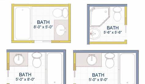 master bathroom layout with dimensions - 7 Bathrooms That Prove You Can