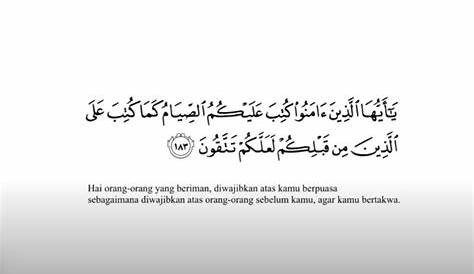 Ayat Puasa Ramadhan - Homecare24