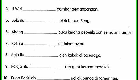 Contoh Ayat Kata Majmuk Tahun Bahasa Melayu Ayat Tunggal Dan Ayat