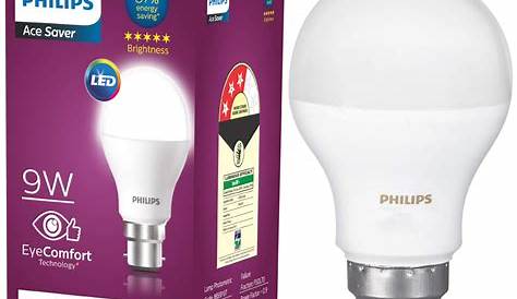 B22 Led Bulb Amazon Philips Base 9Watt LED (Pack Of 4, White