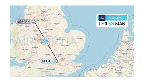 Ba1396 Manchester British Airways Full Flight London Heathrow To