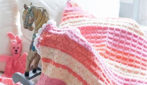 Baby Blanket Knit Edging Ideas Pattern With Eyelet Stitch · Nourish And Nestle