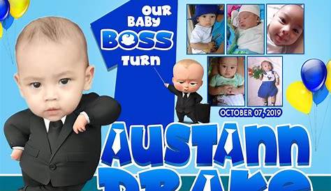 Boss Baby Tarpaulin Birthday - BABBIES HJE