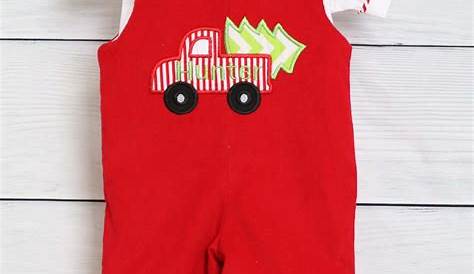 Baby Boy Christmas Outfit With Name