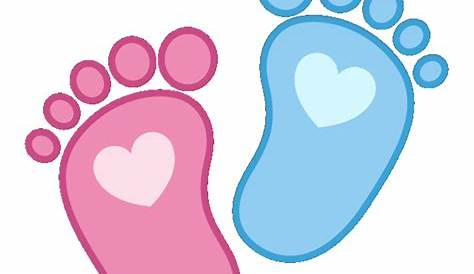 Footprint Infant Heart Clip art - Heart Feet Cliparts png download