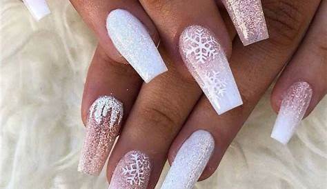 Baby Pink Winter Nails