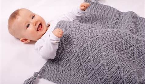 Strickanleitung Babydecke in 2 Größen für Anfänger | Babydecke, Decke