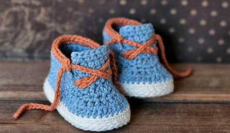 Kostenlose Häkelanleitung Babyschuhe für Neugeborene! | Häkelanleitung