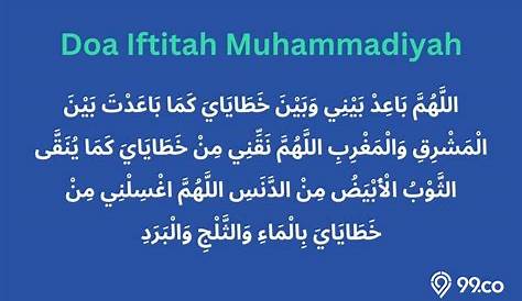 Doa Iftitah Menurut Tarjih Muhammadiyah - Dakwah Islami