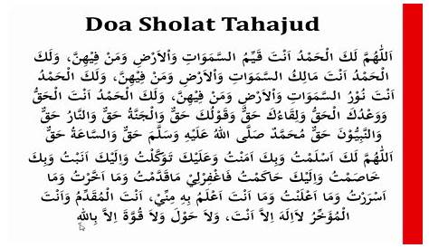 Download Bacaan Doa Sholat Tahajud Pdf free software - helpercn