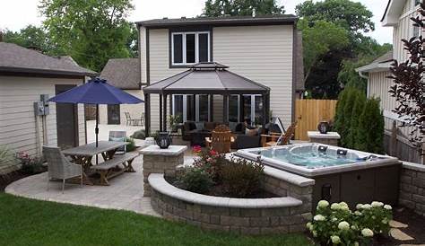 Backyard Landscaping Designs With Hot Tub