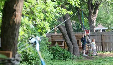 Backyard Zipline Without Trees