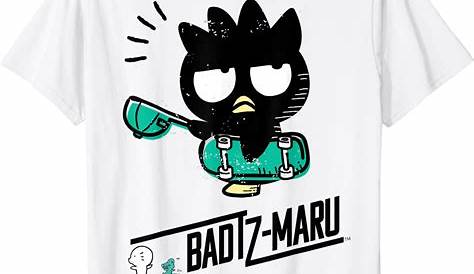 Bad Badtz-Maru Japanese Graphic Premium Organic Cotton Grey Sweatshirt