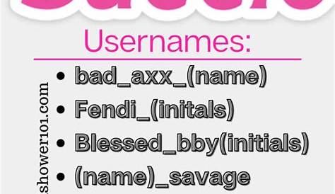 Tiktok Username Ideas Aesthetic Baddie - Aesthetic Things