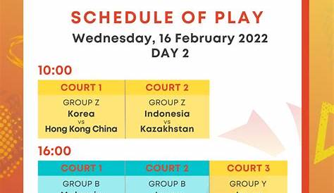 Badminton Asia Mixed Team Championships 2023: Updated Schedule