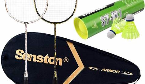 ESPN 2 Player Aluminum Alloy Badminton Rackets, Carry Bag, Two